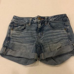 American Eagle Stretch Midi Shorts